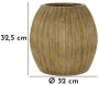 Vase en magnésie Breeze - MAU-0627