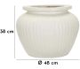 Vase en magnésie Chil 48 x 38 cm - MAU-0613