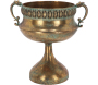 Vase en métal vieilli Médicis