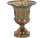 Vase en métal vieilli Médicis