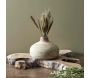 Vase rond en bois de bancoulier - THE HOME DECO FACTORY