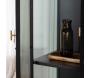 Vitrine en acier 70 x 40 x 160 cm Garis - 7