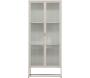 Vitrine en acier 70 x 40 x 160 cm Garis - 5