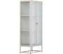 Vitrine en acier 70 x 40 x 160 cm Garis