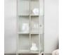 Vitrine en acier 70 x 40 x 160 cm Garis - VENTURE HOME
