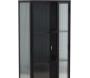 Vitrine en acier 70 x 40 x 160 cm Garis - 6