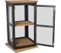 Vitrine rotative en bois 40 x 40 x 74 cm - ANTIC LINE CRéATIONS