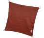 Voile d'ombrage carrée Coolfit terracotta