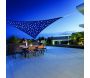 Voile d'ombrage avec leds intégrées Ciel étoilé - 