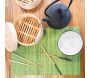 5 paires de baguettes chinoises en bambou - AUBRY GASPARD