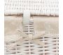 2 paniers à linge + 4 corbeilles en osier (Lot de 6) - AUB-4641