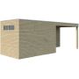 Abri avec extension et plancher