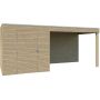 Abri avec extension et plancher
