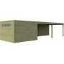 Abri avec extension et plancher