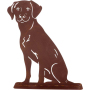 Chien assis