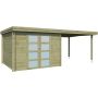 Chalet avec extension 7,91 m² (traité autoclave classe 3)