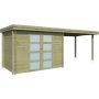 Chalet avec extension 5,22 m² (traité autoclave classe 3)