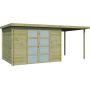 Chalet avec extension 5,26 m² (traité autoclave classe 3)