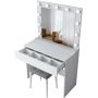 Coiffeuse, miroir et tabouret