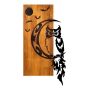 Hibou sur la lune