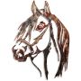Cheval (effet rouillé)