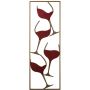 Verres de vin doré