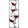 Verres de vin noir