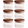 6 pots ronds - Liny