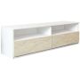 Blanc et travertine
