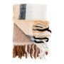 Brun, beige et blanc