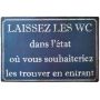 Laissez les WC…