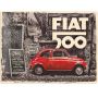 Fiat 500 - Red car in the street