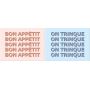 Lot de 2 sets de table motifs assortis
