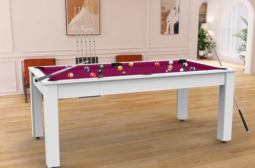 table-billard-convertible-rose-et-blanche