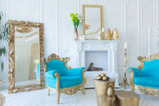 deco-salon-moderne-chic-bleue