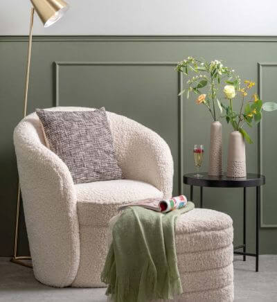 fauteuil-bois-tissu-vente