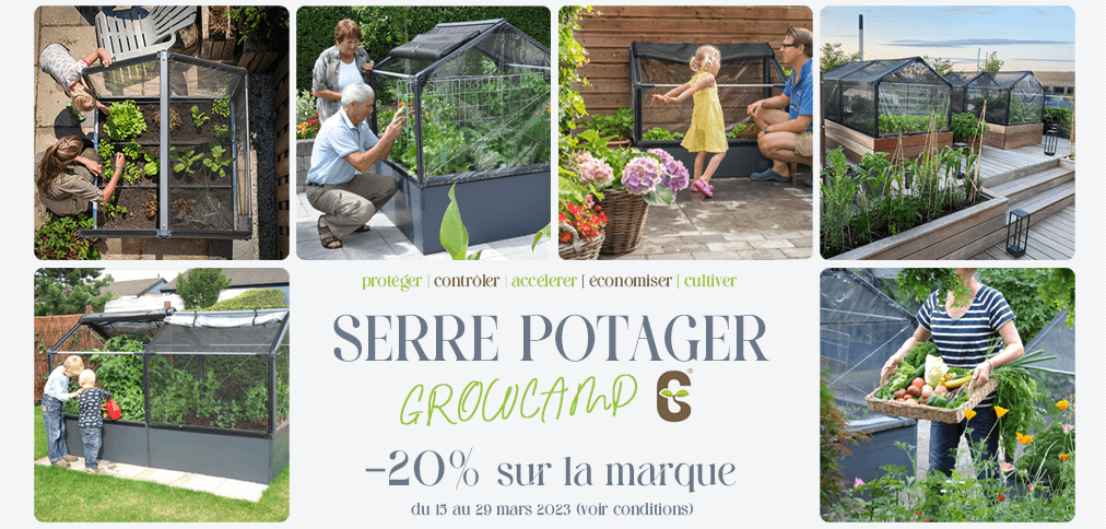 -20% sur les Serres Potager Growcamp