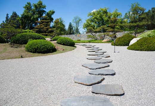 Mobilier de jardin moderne en granit de pierre naturelle pour la