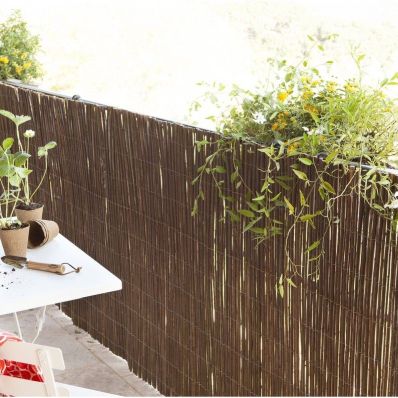 Brise-vue Balcon en Roseau Naturel pour Jardin et Terrasse, Canisse Bambou  Rouleaux de Protection,Canisse Brise Vue Balcon Occultant ,Clôture