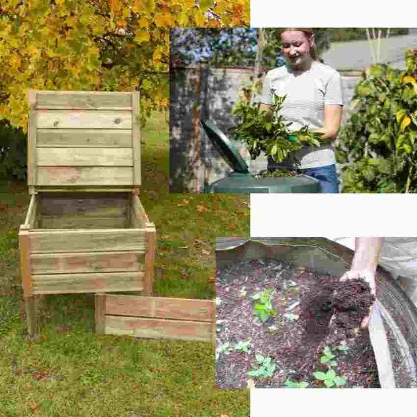 Jardinage : comment fabriquer un double bac à compost en bois de palettes