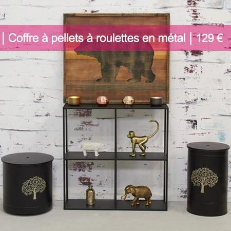 Seau à pellets en métal, Je commande !