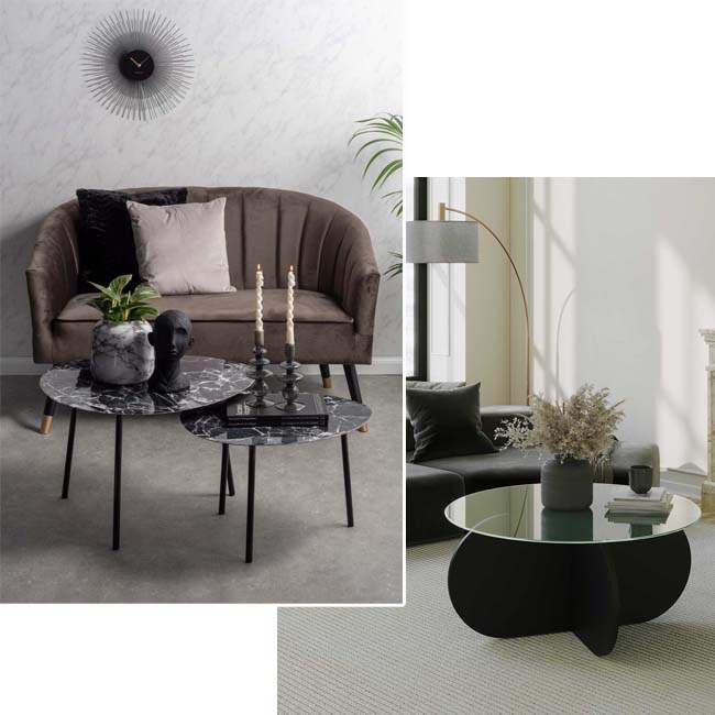 table-basse-ronde-noir-et-bois