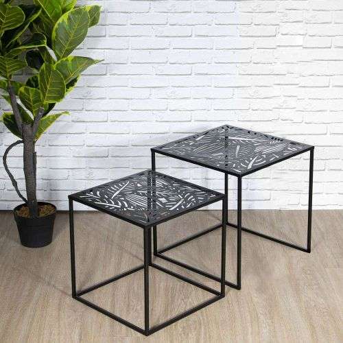 table-basse-noir-carre