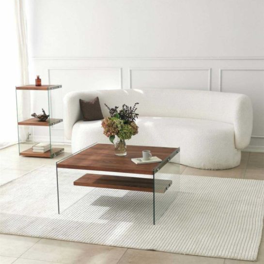 table-basse-carree-en-verre-et-bois