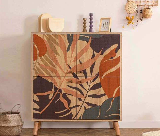 buffet-entree-bois-4-portes-4-etageres