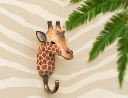 decoration-murale-tropicale-patere-animaux-afrique