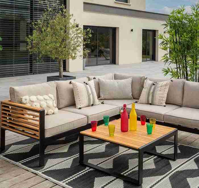 salon-de-jardin-canape-bois-et-metal