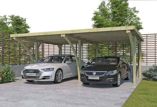 carport-toit-plat-bois-fibre-de-verre-2-voitures