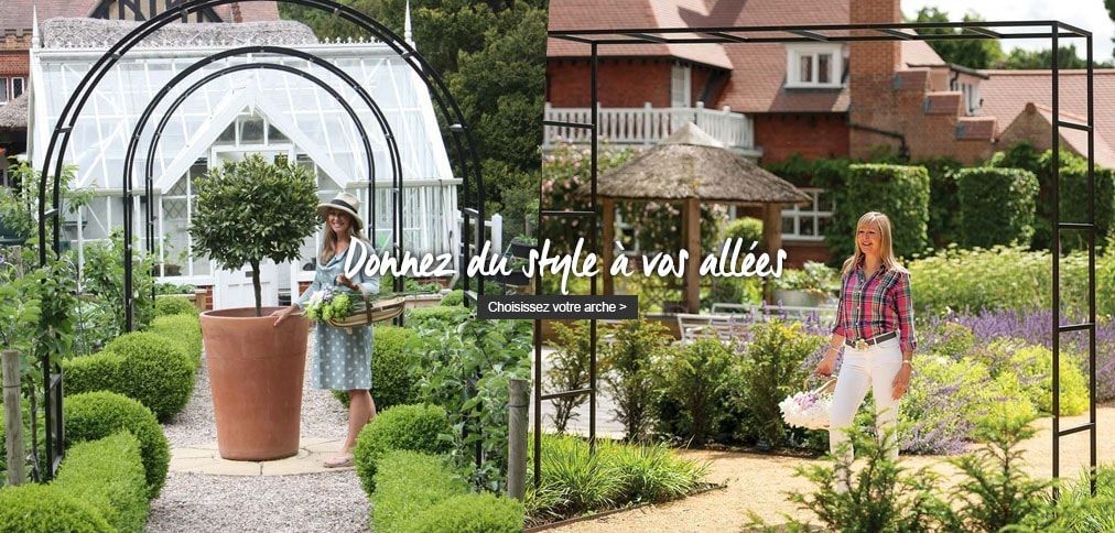 Arche de jardin, donnez du style à vos allées