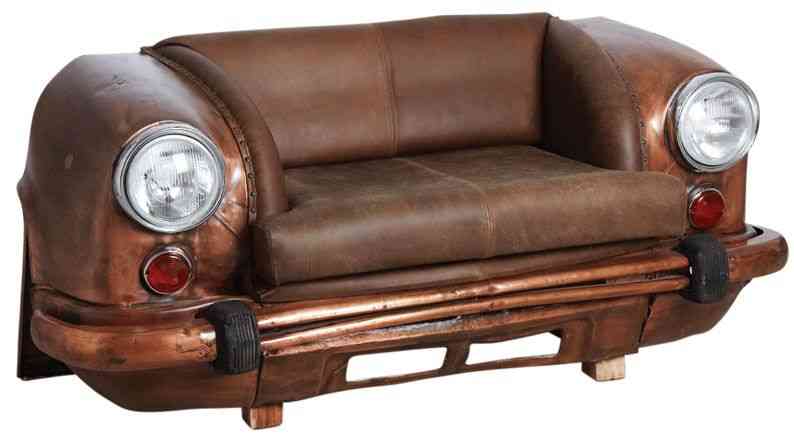 decoration-salon-industrielle-canape-voiture